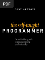Download The Self-taught Programmer the Definitive Guide to Programming Professionally by jack Reacher SN349441547 doc pdf