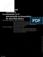 La Alienacion en El Pensamiento Existencialista PDF