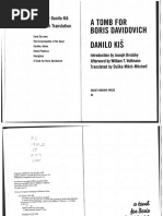 Kis Danilo A Tomb For Boris Davidovich PDF