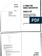 Kis Danilo A Tomb For Boris Davidovich PDF