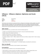 Vmware Vsphere Optimize and Scale v6 5