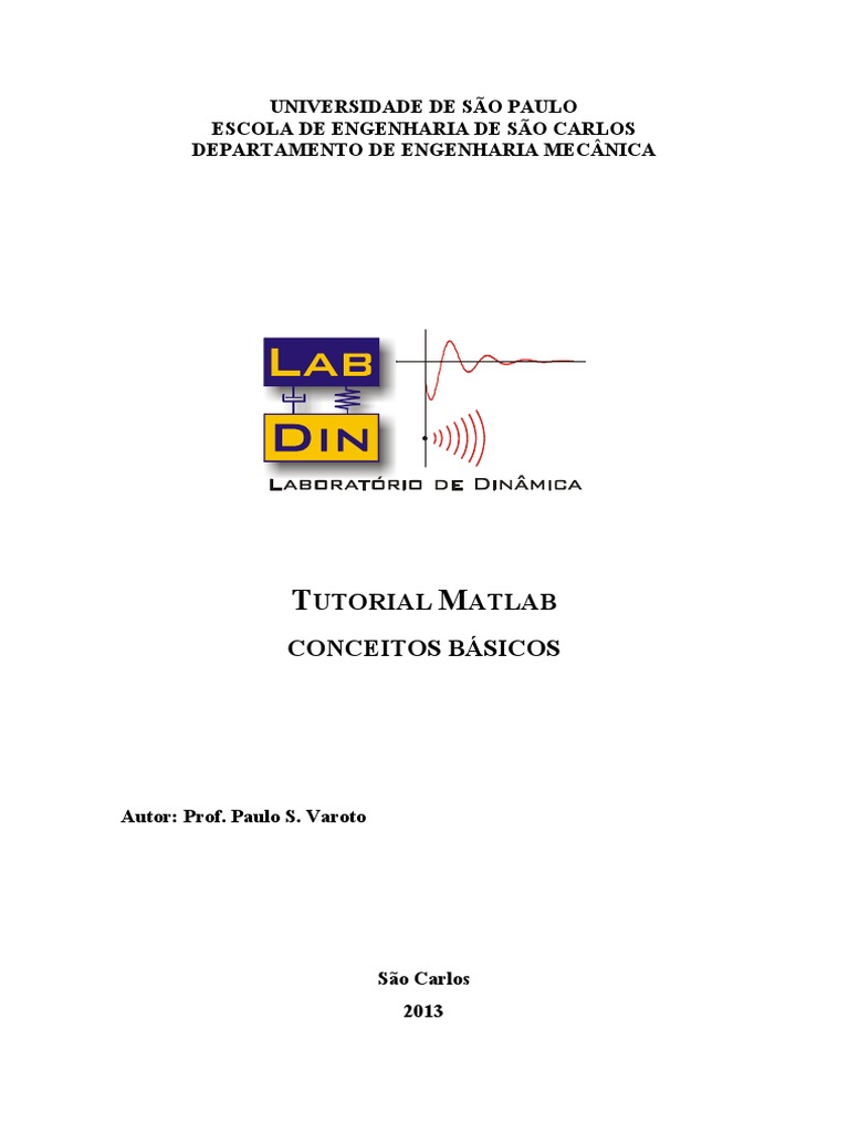 Tutorial Matlab PDF | PDF