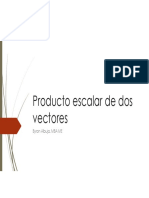 Producto Escalar de Dos Vectores