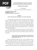 Resenha Honneth - Luta por Reconhecimento
