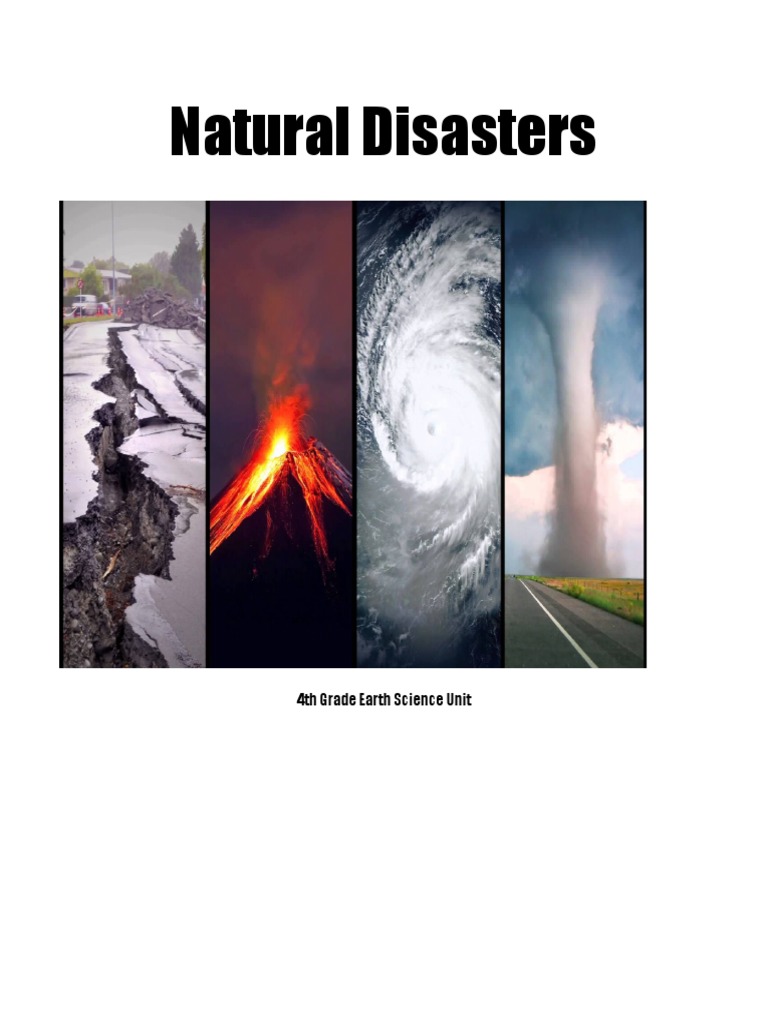 naturaldisastersscienceunit | Natural Disasters | Earth Sciences