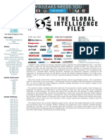 The Global Intelligence Files - Wikileaks-Cabledrum-Net
