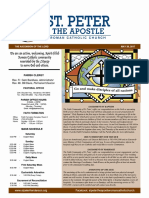 St. Peter the Apostle Bulletin 5-28-17