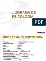 Presentacion Programa de Psicologia-Induccion