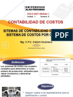 SEMANA 3 SISTEMAS DE COSTOS 1.- SISTEMA DE COSTOS X ORDENES.ppt