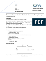 Laboratorio N°6 - Carga y Descarga de Capacitores