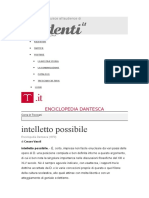 Intelletto Possibile Enciclopedia Dantesca