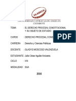 Trabajo Monográfico El Derecho Constitucional Peruano y Su Objeto de Estudio 2016