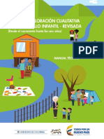 Manual Escala de Valoración Cualitativa de Desarrollo Infantil Revisada - Marzo 2017