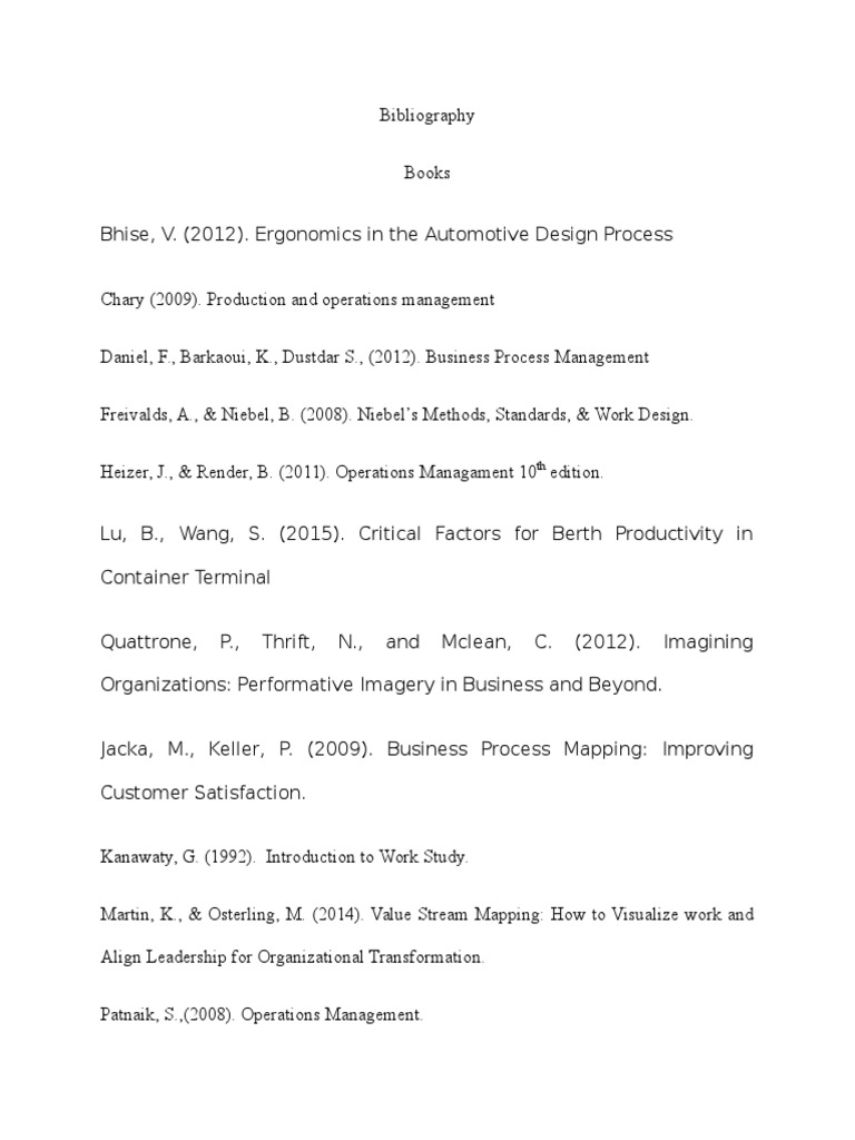 Bibliography on Improving Productivity Through Effective Facility ...