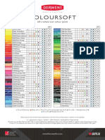 Derwent Coloursoft Color Sheet