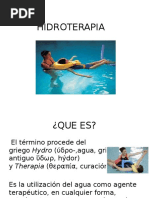 HIDROTERAPIA