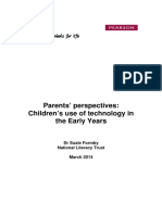 Early Years Parent Report