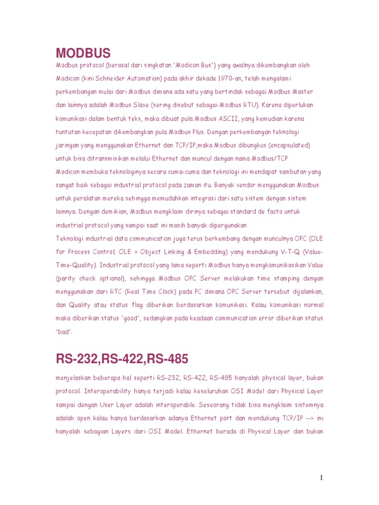 Modbus PDF | PDF