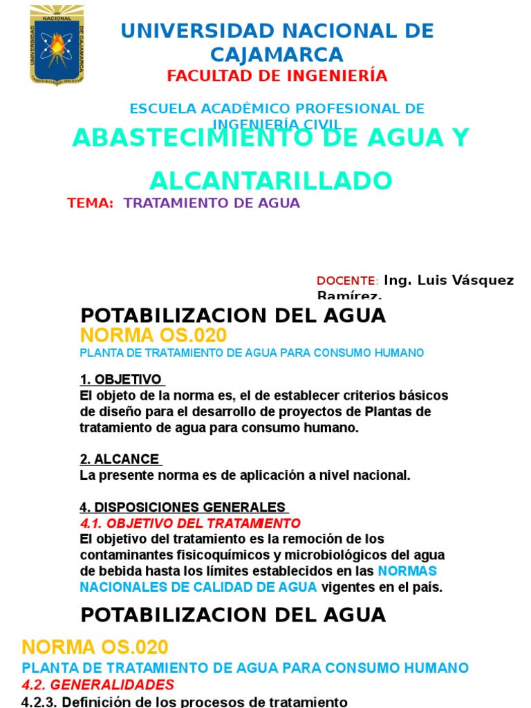 Tratamiento de Agua (T) | PDF | Agua potable | Agua