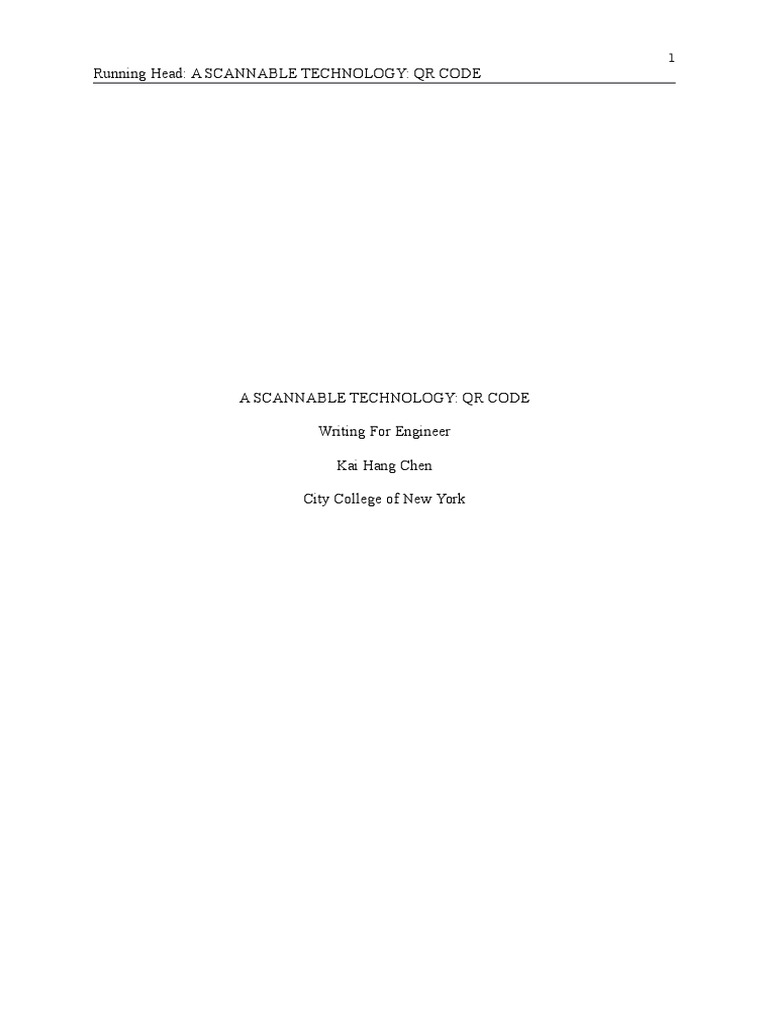 Understanding QR Code Technology | PDF | Qr Code | Code