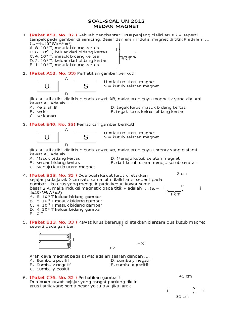 Soal Un Medan Magnet Guru Paud