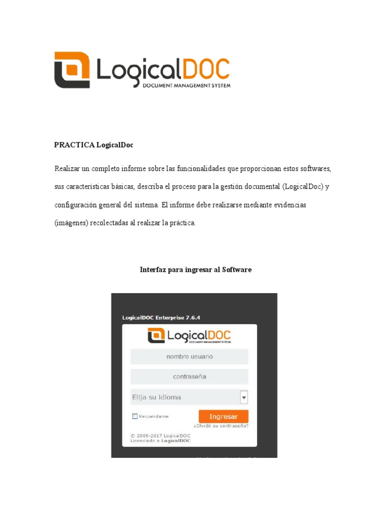 Practica Logicaldoc | PDF | Aplicación web | Software
