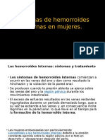 Síntomas de Hemorroides Internas en Mujeres