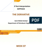 07 - Well Test - The Derivative