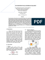 Lintasan Elektron Dalam Medan Magnet
