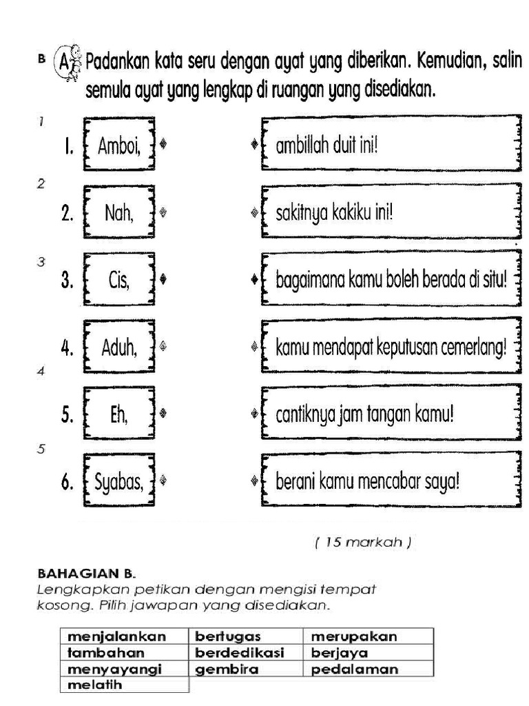 Latihan Bm Tahun 3