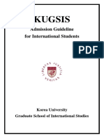 Admission Guideline for International Students1