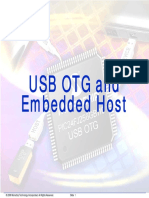 Usb Otg and Embedded Host: © 2008 Microchip Technology Incorporated. All Rights Reserved. Slide 1