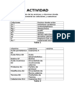ACTIVIDAD de Bioquimica