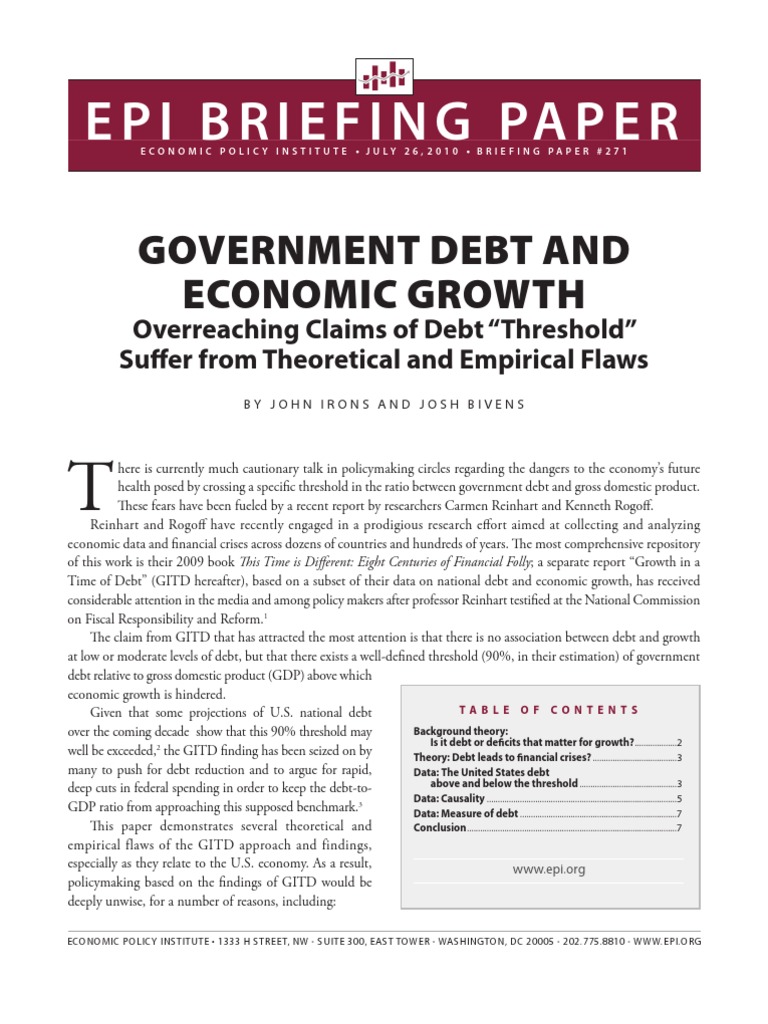 National deficit essay picture