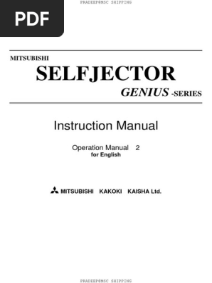 Mitsubishi Selfjector Manual 2 Valve Flow Measurement