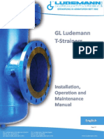 T Strainers Ludemann Installation Operations and Maintenance Manual