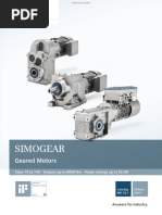 Simogear Motor Reduktori Katalog Na Engleskom PDF