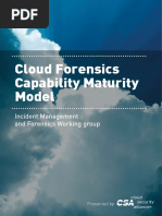 Cloud Forensics Capability Model