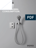 TOTO TECHNOLOGIES FOR MAXIMUM SHOWER COMFORT WITH MINIMAL WATER CONSUMPTION