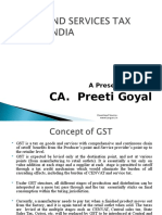 GST Presentation Explains Tax Benefits