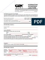 International Sponsoring P Form