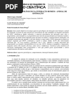 Aspectos Psicológicos Na Interação Homem - Animal de Estimação