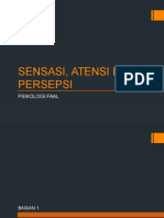 Sensasi, Antensi Dan Persepsi