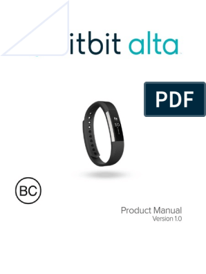 Manual Alta US PDF | PDF | Fitbit |