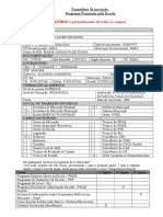 Inscrição programa formação escola