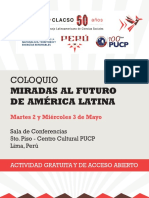 Coloquio Peru CLACSO 50a Programa