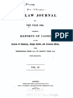 The Law Journal Reports Cases in Key Courts 1826