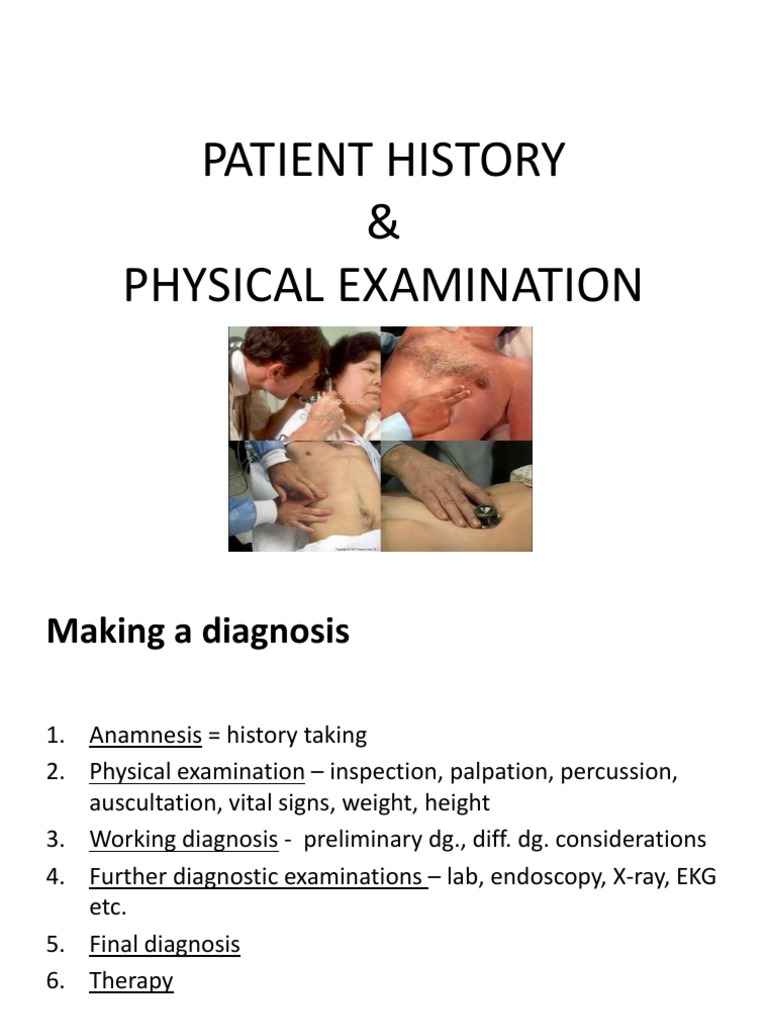 Medical History Pdf Physical Examination Medical Diagnosis