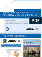 Aquifer Management Via MODFLOW Modeling in The Cloud