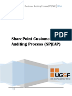 SharePoint Customer Auditing Process (SP|CAP